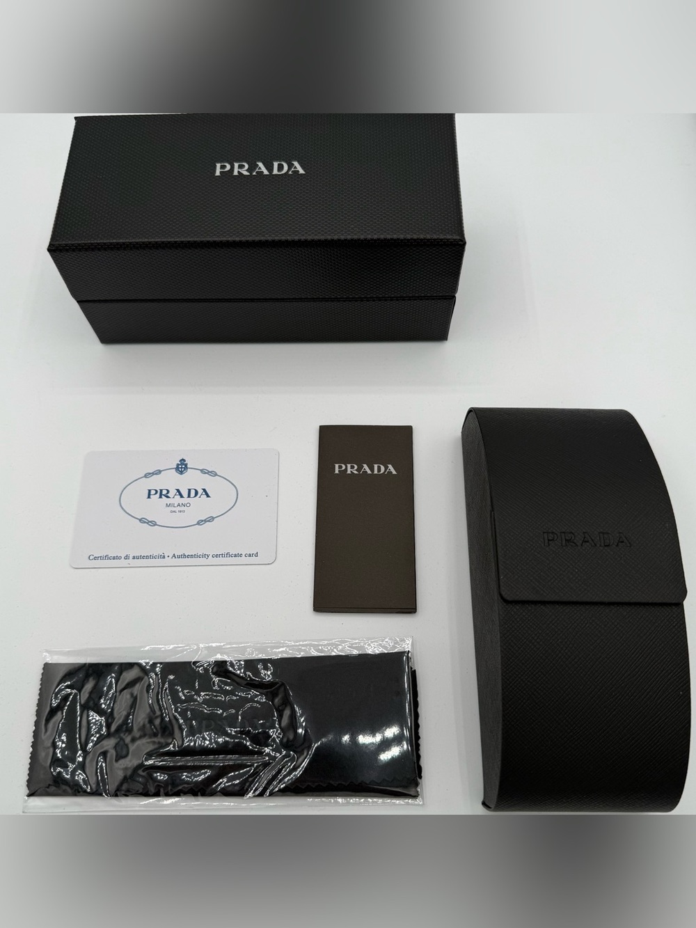 Prada Black Sunglasses with Dark Lenses - Picture 8 of 8